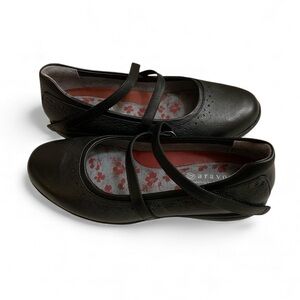 New Balance Aravon Jodi Mary Jane Black Comfort Shoes Women’s 7.5 Vibram Strappy